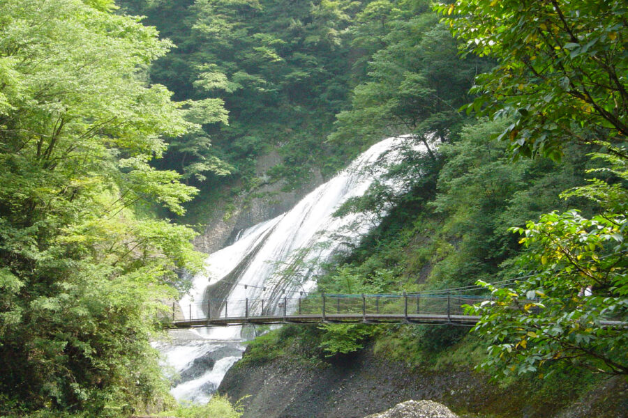 袋田の滝_春